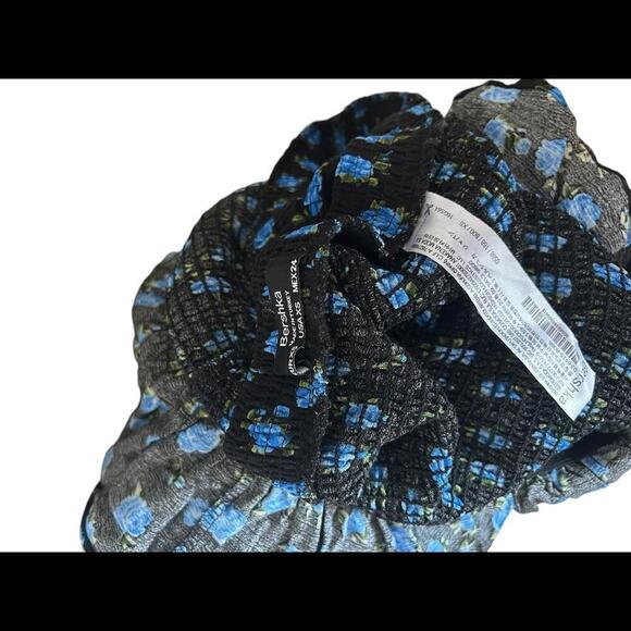 Floral Strapless Peplum Top - Picture 4 of 4